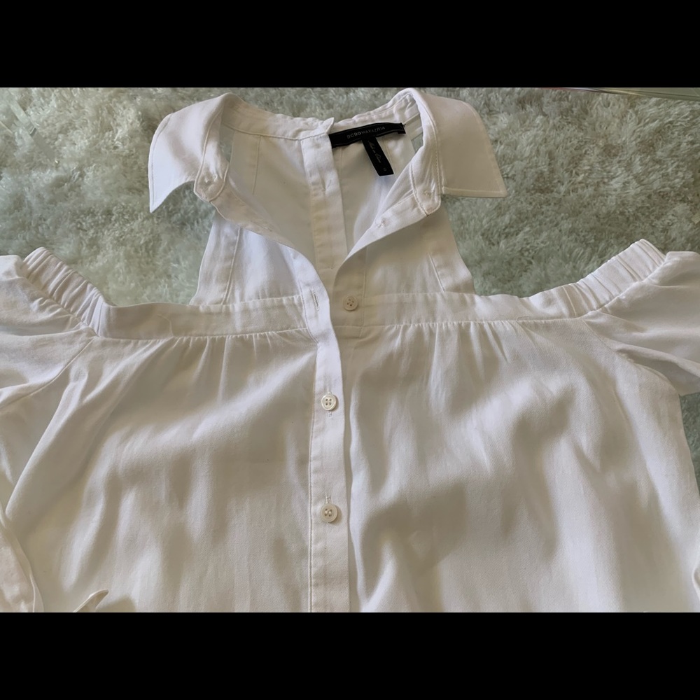 bcbg maxazria Sumner Sexy Cutout Shirt Dress - Picture 11 of 16